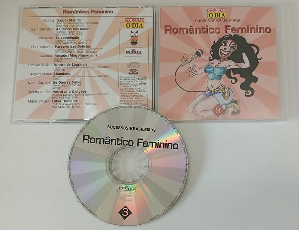 Cd Romântico Feminino 3 - Coleção o Dia Interprete Vários Artistas [usado]