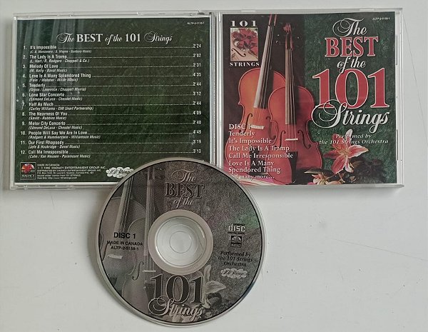 Cd The Best Of The 101 Strings [disc 1] Interprete 101 Strings Orchestra (1996) [usado]