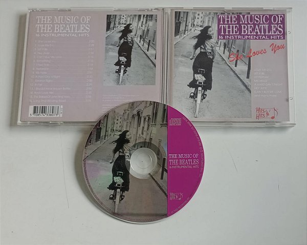 Cd The Music Of The Beatles / 16 Instrumentals Interprete The Beatles (1994) [usado]