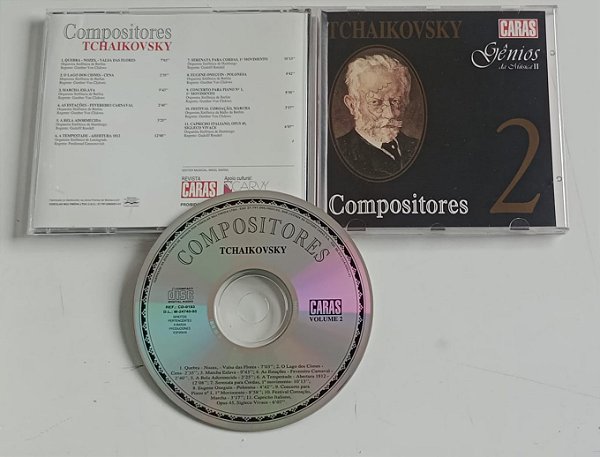 Cd Tchaikovsky - Coleção Compositores 2 Interprete Vários Orquestras [usado]