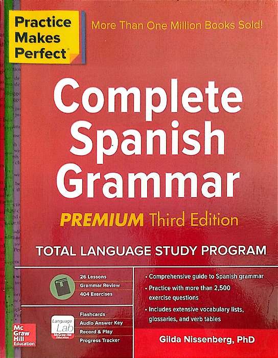 Livro Complete Spanish Grammar Autor Nissenberg, Gilda (2016) [seminovo]