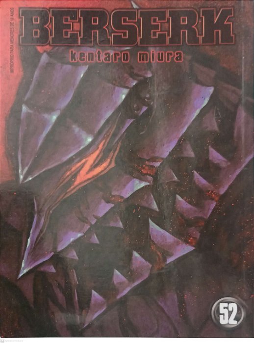 Gibi Berserk #52 Autor Kentaro Miura (2009) [usado]