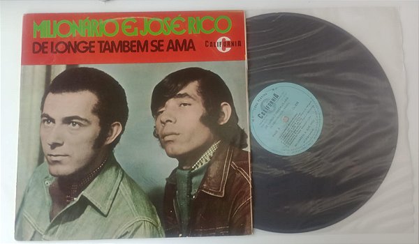 Disco de Vinil de Longe Também Se Ama - Milionário e José Rico Interprete Milionário e José Rico [usado]