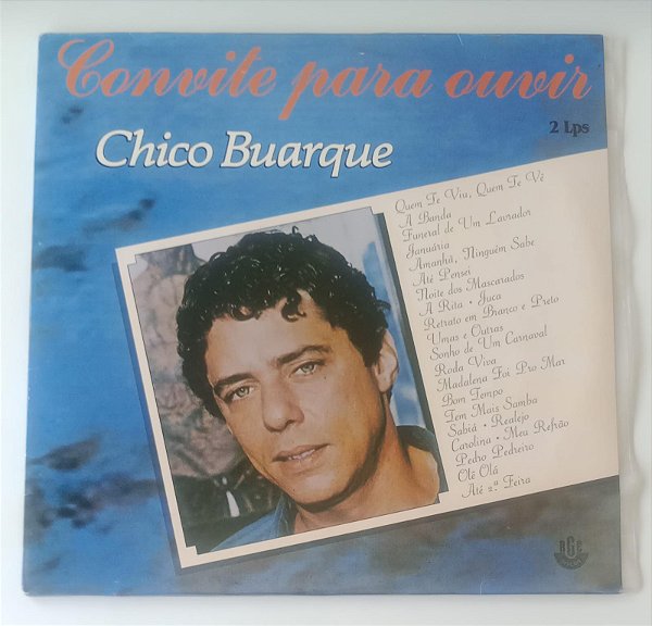 Disco de Vinil Convite para Ouvir [2 Lps / 1993] - Chico Buarque Interprete Chico Buarque (1993) [usado]