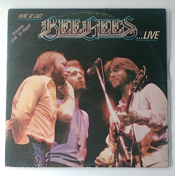 Disco de Vinil Here At Last ... Bee Gees Live (lp Duplo / 1977) Interprete Bee Gees (1977) [usado]