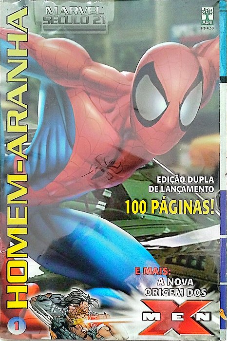 Gibi Homem-aranha #1 - Marvel Século 21 Autor (2001) [usado]
