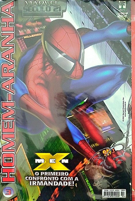 Gibi Homem-aranha #3 - Marvel Século 21 Autor (2001) [usado]