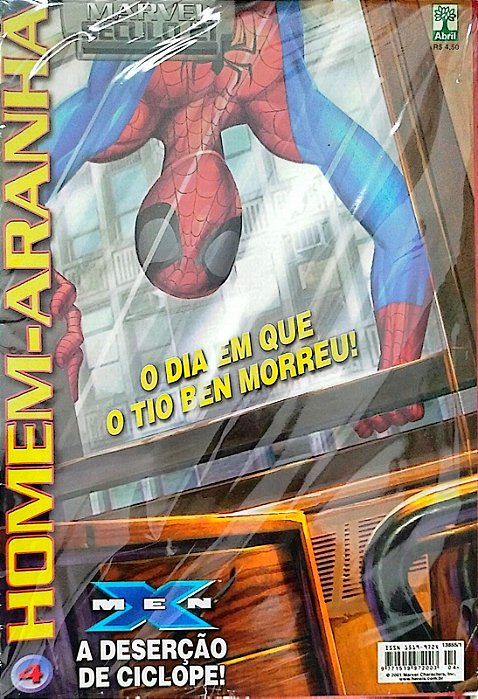 Gibi Homem-aranha #4 - Marvel Século 21 Autor (2001) [usado]
