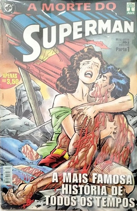 Gibi a Morte do Superman - Mini-série Completa em 3 Edições Autor (2002) [usado]