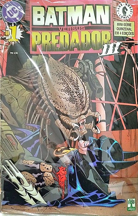 Gibi Batman Versus Predador Iii - Mini-série Completa em 4 Edições Autor (1999) [usado]