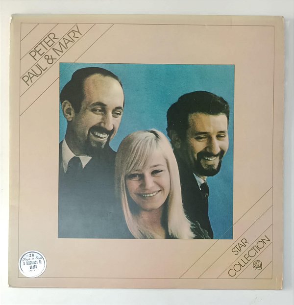 Disco de Vinil Star Collection [lp Duplo 1977] Peter, Paul e Mary Interprete Peter, Paul e Mary (1977) [usado]