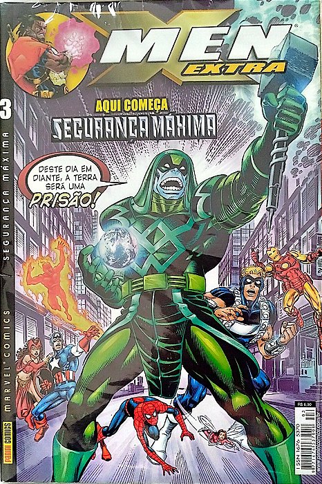 Gibi X-men Extra #3 Autor (2002) [usado]