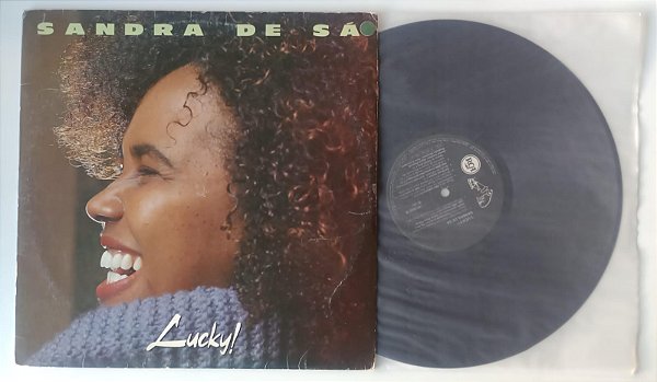 Disco de Vinil Lucky [1991] - Sandra de Sá Interprete Sandra de Sá (1991) [usado]