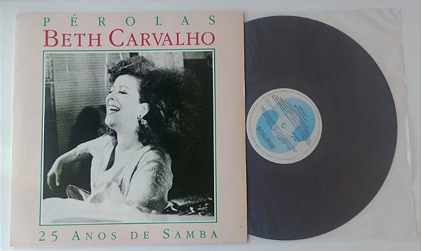 Disco de Vinil Pérolas / 25 Anos de Samba [1992] - Beth Carvalho Interprete Beth Carvalho (1992) [usado]