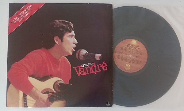 Disco de Vinil Pra Não Dizer que Não Falei das Flores [1988] Geraldo Vandré Interprete Geraldo Vandré (1988) [usado]