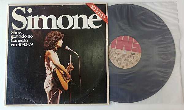 Disco de Vinil Simone ao Vivo [1980] Interprete Simone (1980) [usado]