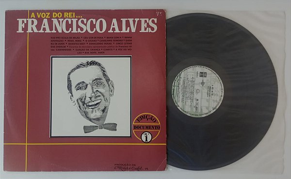 Disco de Vinil a Voz do Rei... Francisco Alves Interprete Francisco Alves [usado]