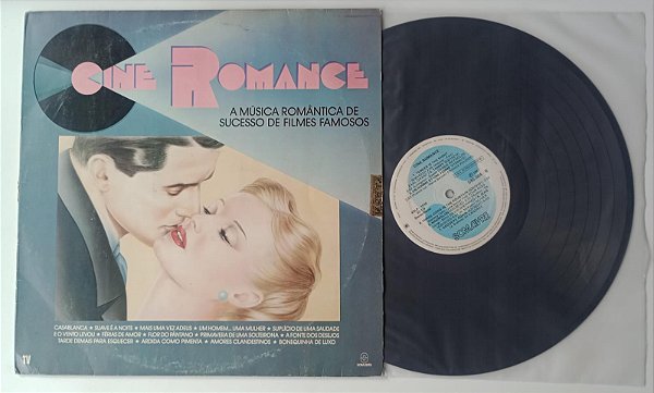 Disco de Vinil Cine Romance (a Música Romântica de Sucesso de Filmes Famosos 1987) Interprete Vários Artistas (1987) [usado]