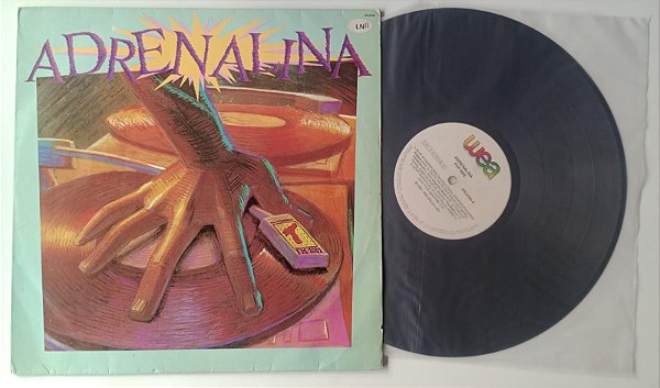 Disco de Vinil Adrenalina Pop Side [coletânea Internacional 1990] Interprete Vários Artistas (1990) [usado]