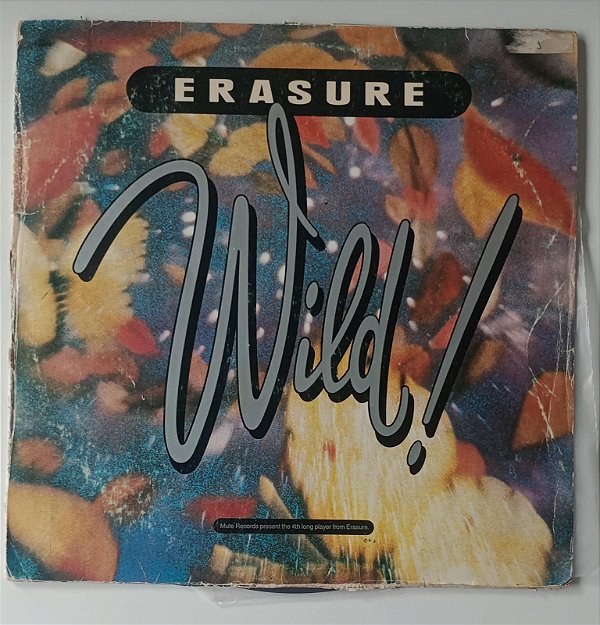 Disco de Vinil Wild ! [1989] Erasure Interprete Erasure (1989) [usado]