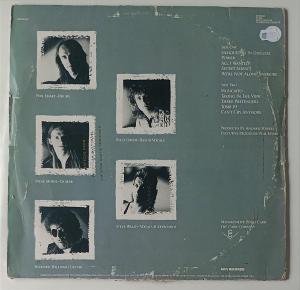 Disco de Vinil Power [1987] Kansas Interprete Kansas (1987) [usado]