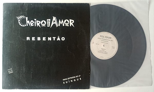 Disco de Vinil Rebentão [single 1990] Cheiro de Amor Interprete Cheiro de Amor (1990) [usado]