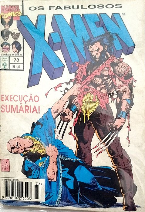 Gibi X-men #73 - Formatinho Autor (1994) [usado]