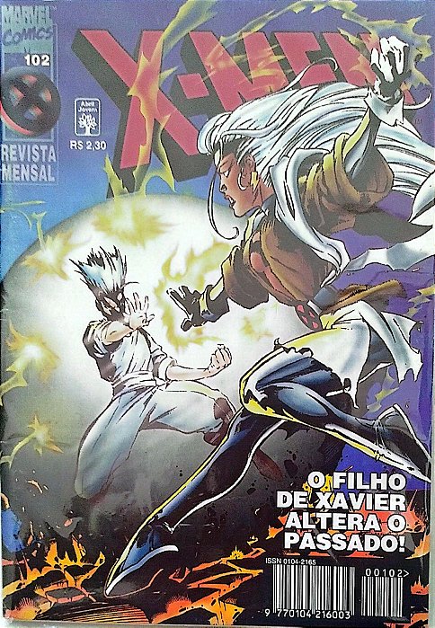 Gibi X-men #102 - Formatinho Autor (1997) [usado]