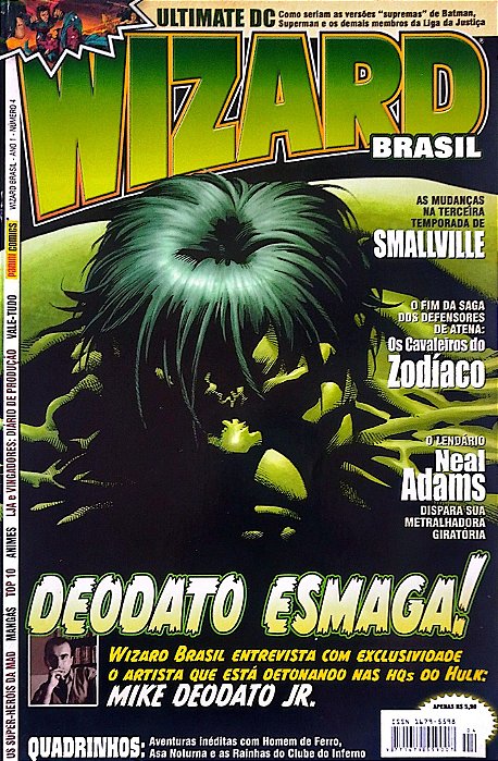 Gibi Wizard Brasil #4 Autor (2004) [usado]