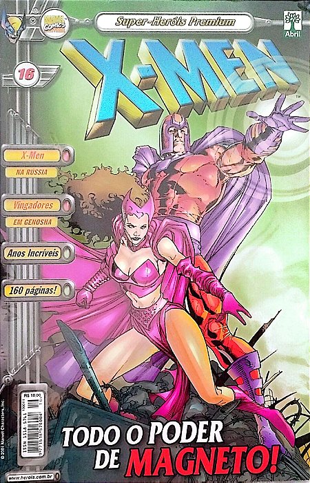 Gibi X-men #16 Super-heróis Premium Autor (2001) [seminovo]