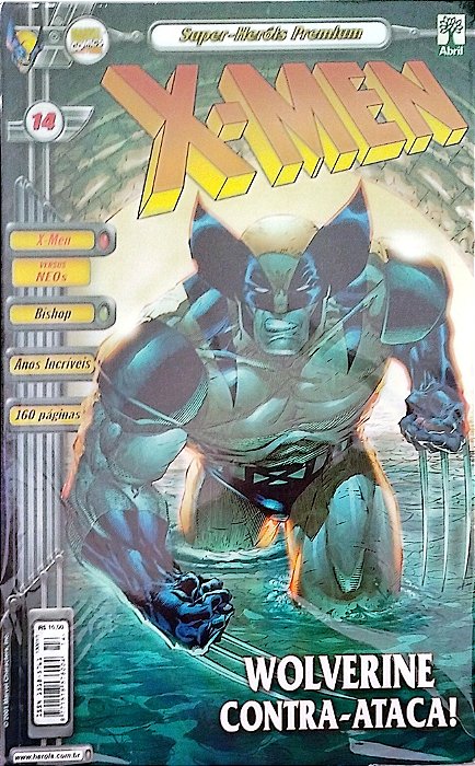 Gibi X-men #14 Super-heróis Premium Autor (2001) [seminovo]