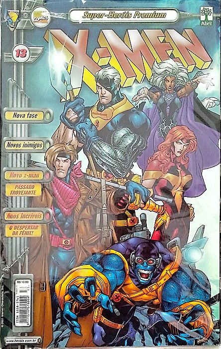 Gibi X-men #13 Super-heróis Premium Autor (2001) [seminovo]