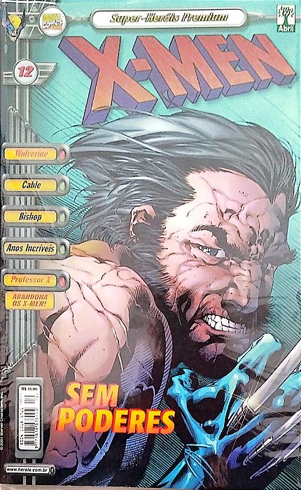 Gibi X-men #12 Super-heróis Premium Autor (2001) [seminovo]