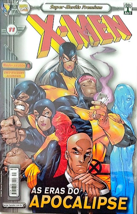 Gibi X-men #11 Super-heróis Premium Autor (2001) [seminovo]