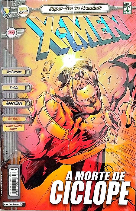 Gibi X-men #10 Super-heróis Premium Autor (2001) [seminovo]