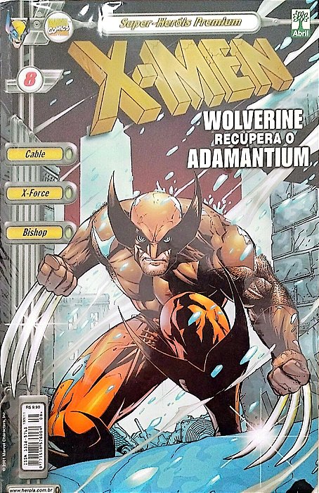 Gibi X-men #8 Super-heróis Premium Autor (2001) [seminovo]