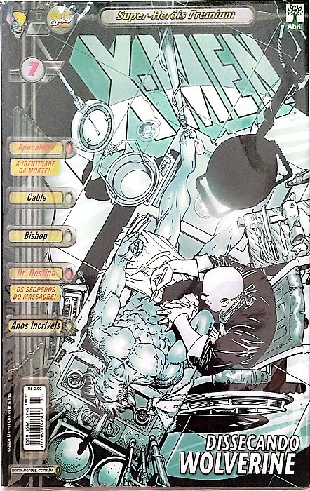 Gibi X-men #7 Super-heróis Premium Autor (2001) [seminovo]