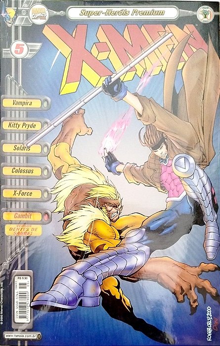 Gibi X-men #5 Super-heróis Premium Autor (2000) [seminovo]