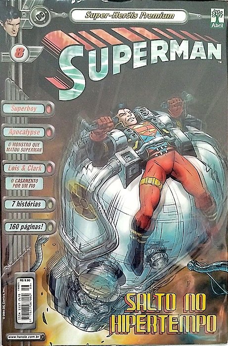 Gibi Superman #8 - Super-heróis Premium Autor (2001) [usado]