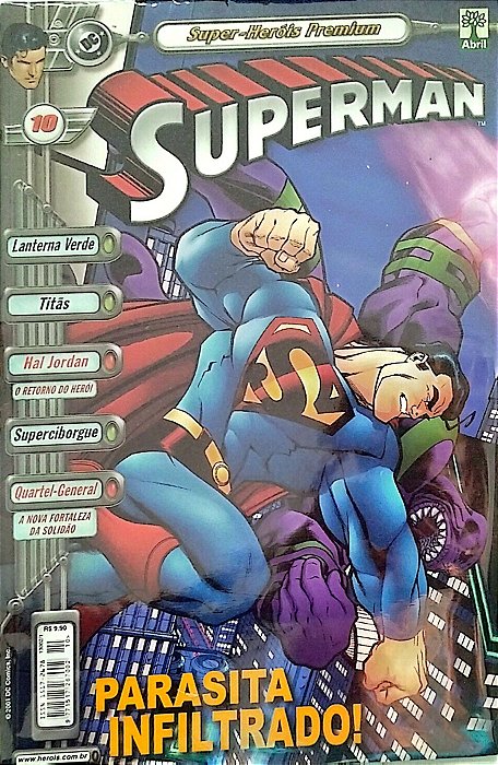 Gibi Superman #10 - Super-heróis Premium Autor (2001) [usado]