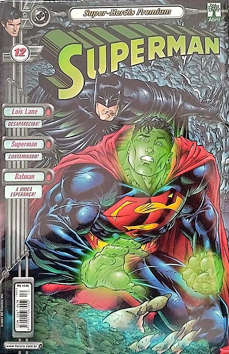 Gibi Superman #12 - Super-heróis Premium Autor (2001) [usado]