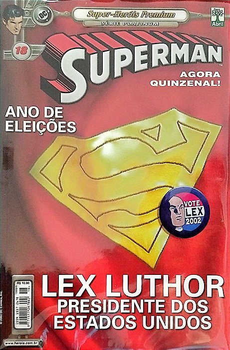 Gibi Superman #18 - Super-heróis Premium Autor (2002) [usado]