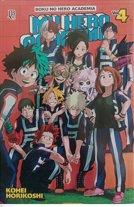 Gibi My Hero Academia #4 Autor Kohei Horikoshi (2017) [seminovo]