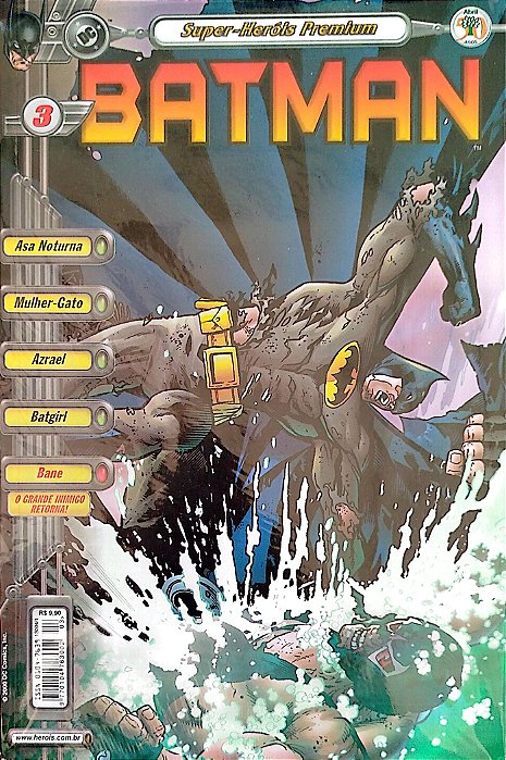 Gibi Batman #3 - Super-heróis Premium Autor (2000) [usado]