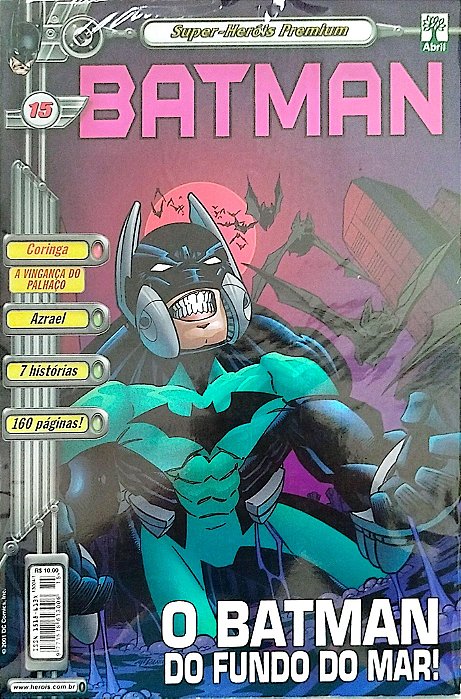 Gibi Batman #15 - Super-heróis Premium Autor (2001) [usado]