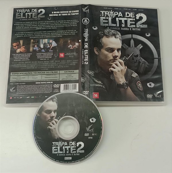 Dvd Tropa de Elite 2 Editora José Padilha [usado]