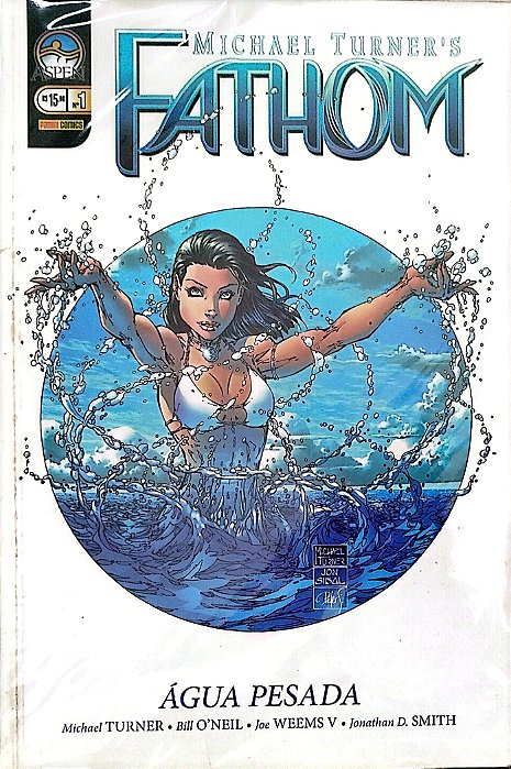 Gibi Fathom - Água Pesada #1 Autor (2006) [usado]