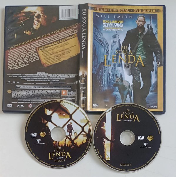 Dvd Eu Sou a Lenda [edição Especial Dvd Duplo] Editora Francis Lawrence [usado]