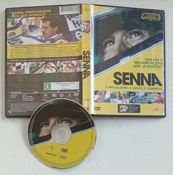 Dvd Senna - o Brasileiro, o Herói, o Campeão Editora Asif Kapadia [usado]