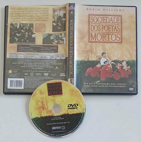 Dvd Sociedade dos Poetas Mortos Editora Peter Weir [usado]